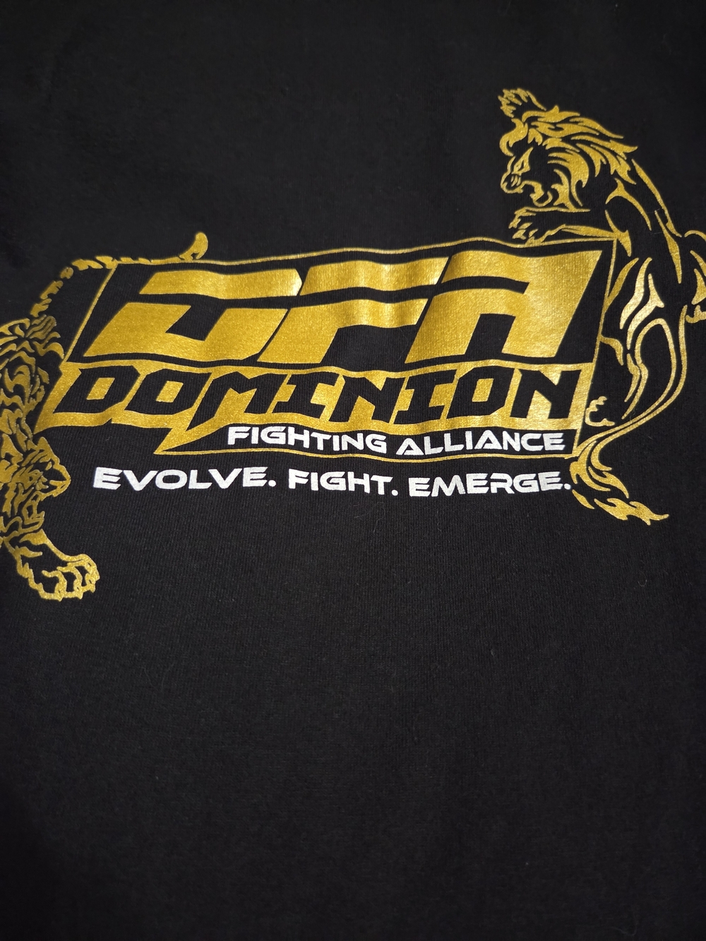 Black & Gold Logo Men’s T-Shirt